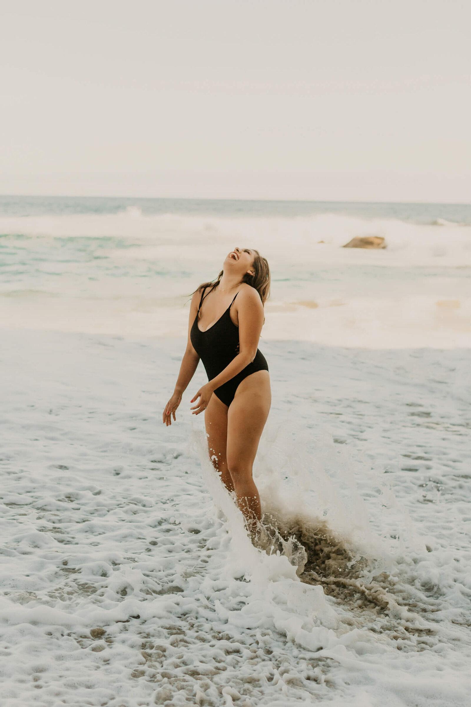 beach boudoir waves ocean california