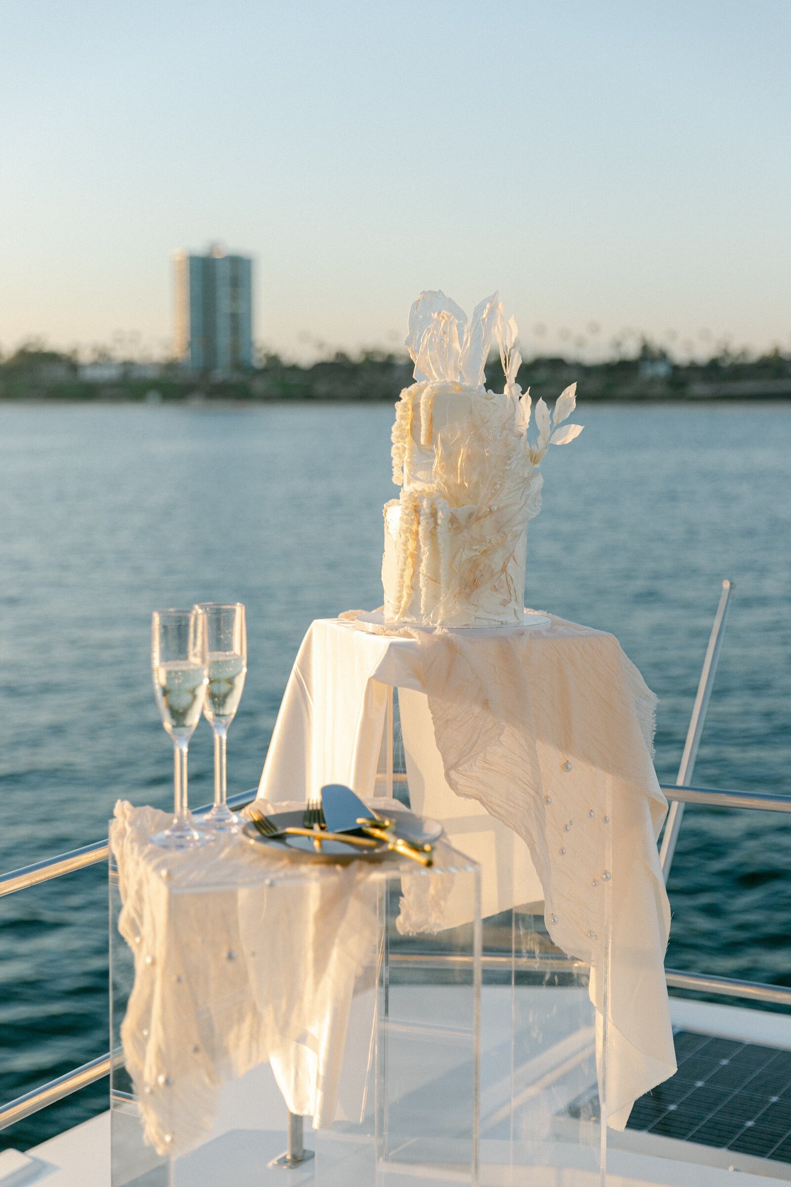 yacht-elopement-wedding-cake