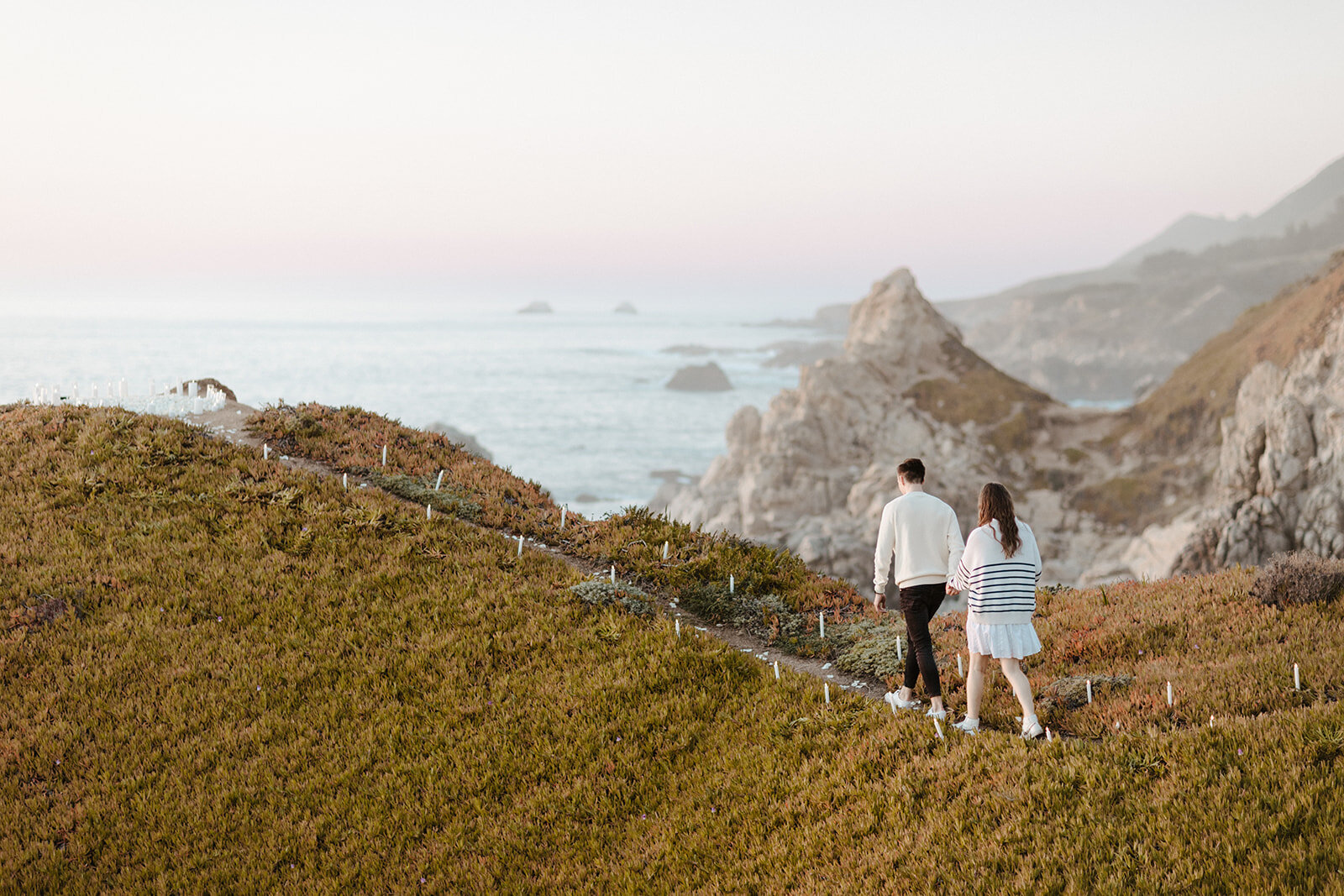 big sur engagement session