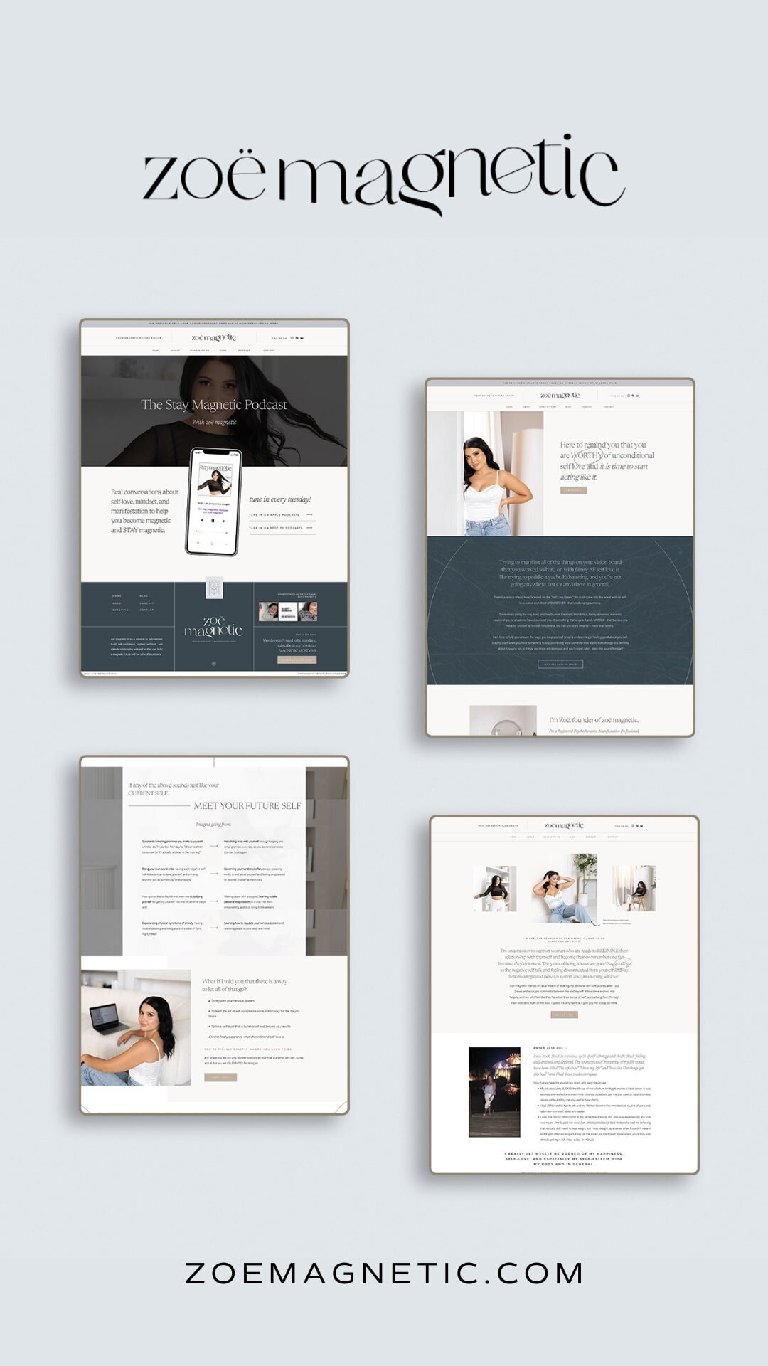 showit website design for mindset coach