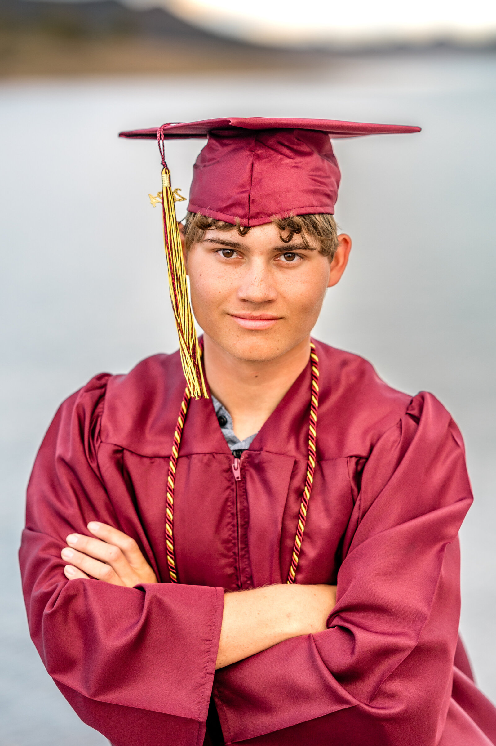 Brayden Bowers Senior Photos at Lake Pleasant Regional Park - Ashley Durham Photography-17