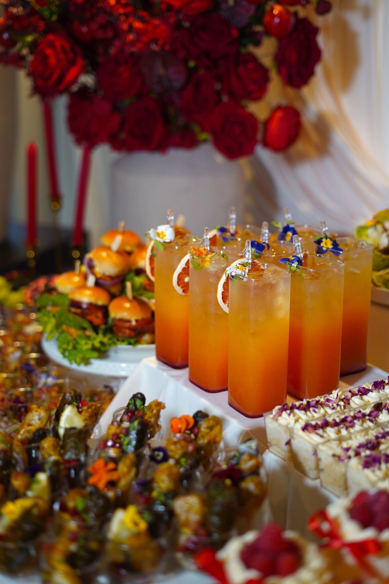 Luxury catering display