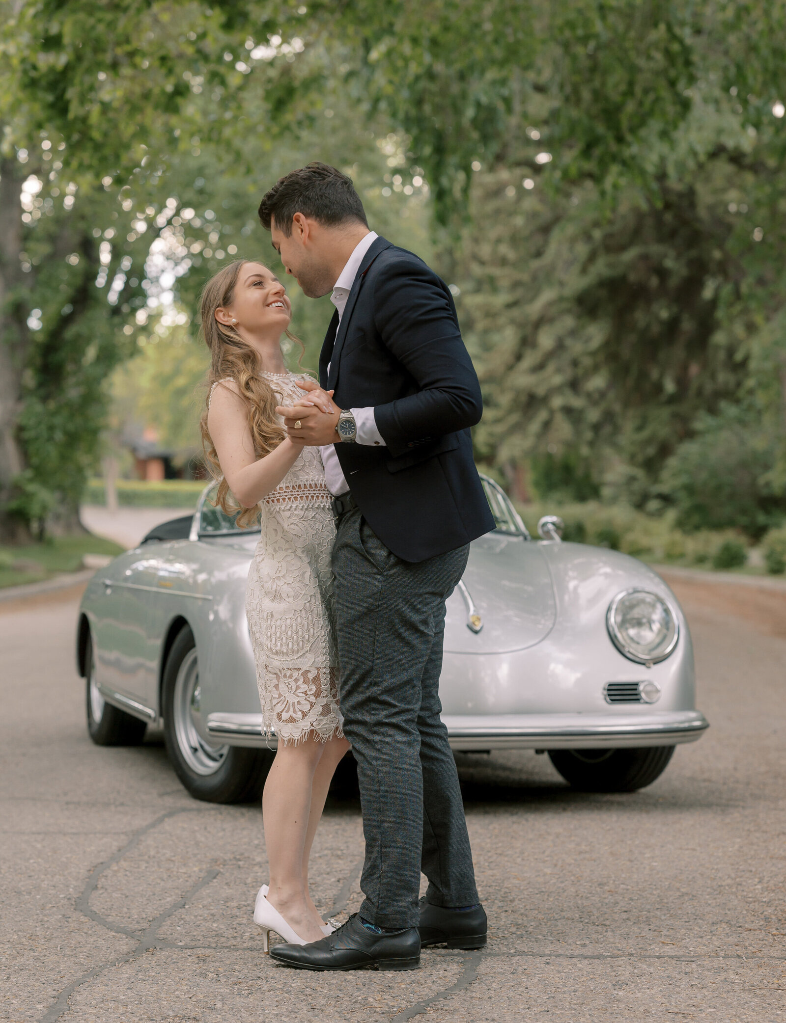 Vintage Engagement Car for Hire | Porsche 356 Speedster