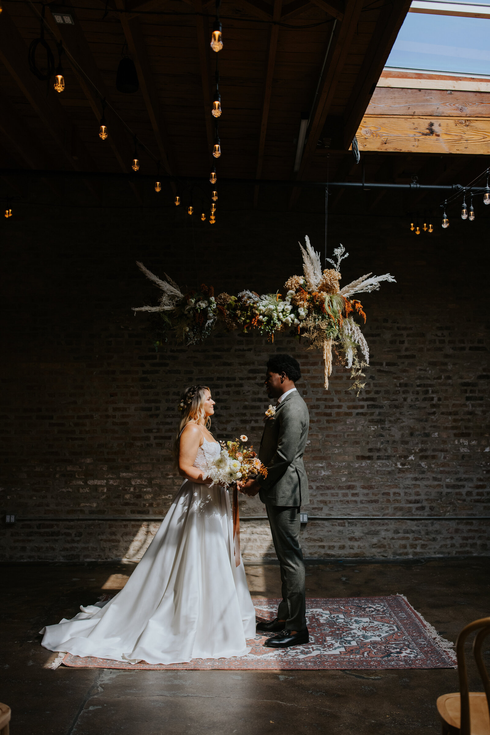 Wedding Vows Under Skylight