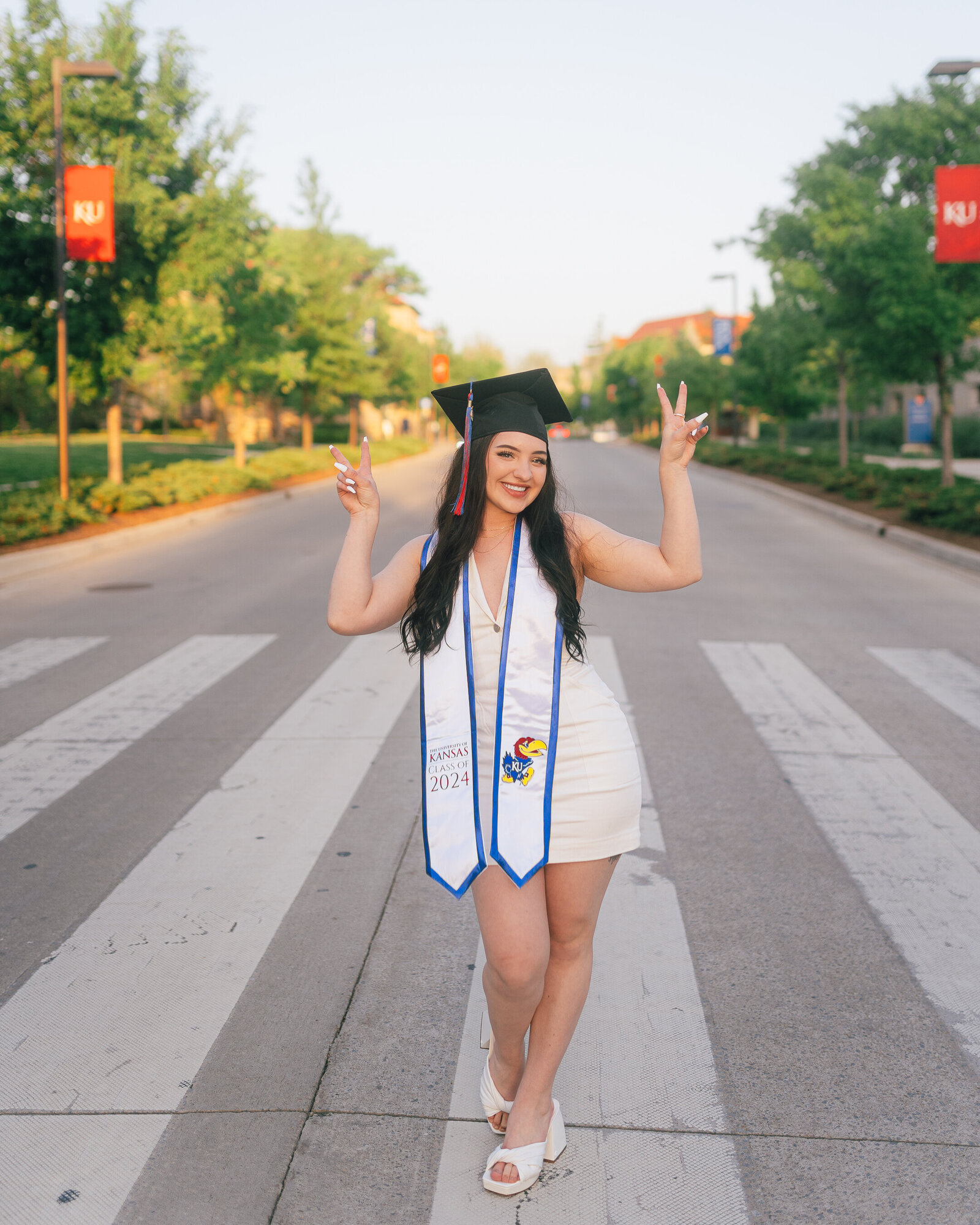 Hannah KU Jayhawks Kansas College Graduation Pictures-28