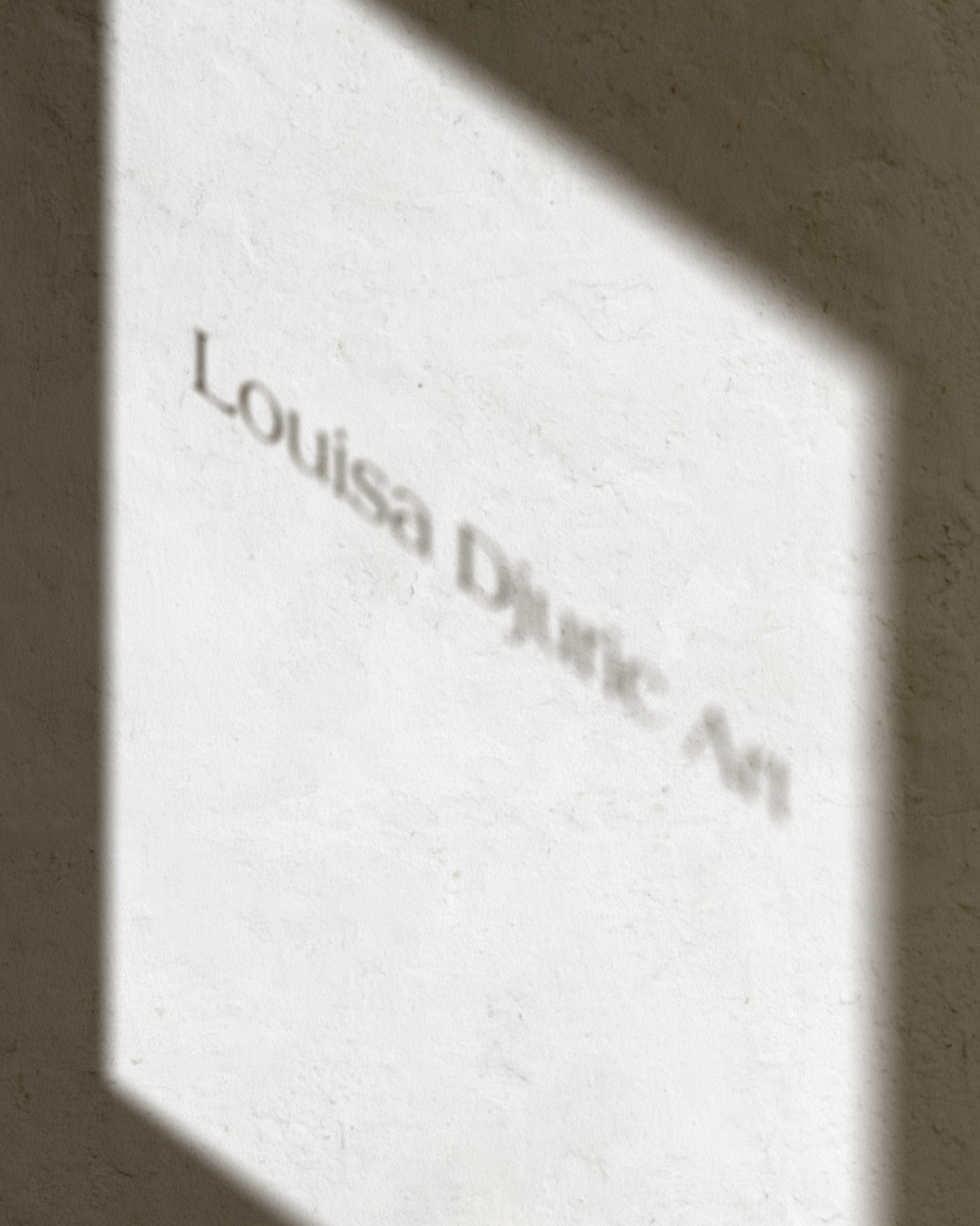 Louisa Djuric Art Studio Door Sign