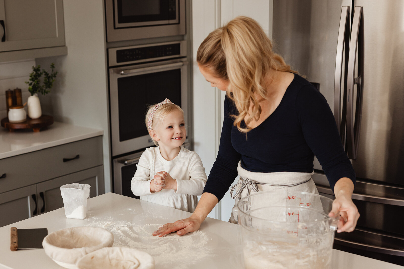 Mother Daughter Baking Photo Session