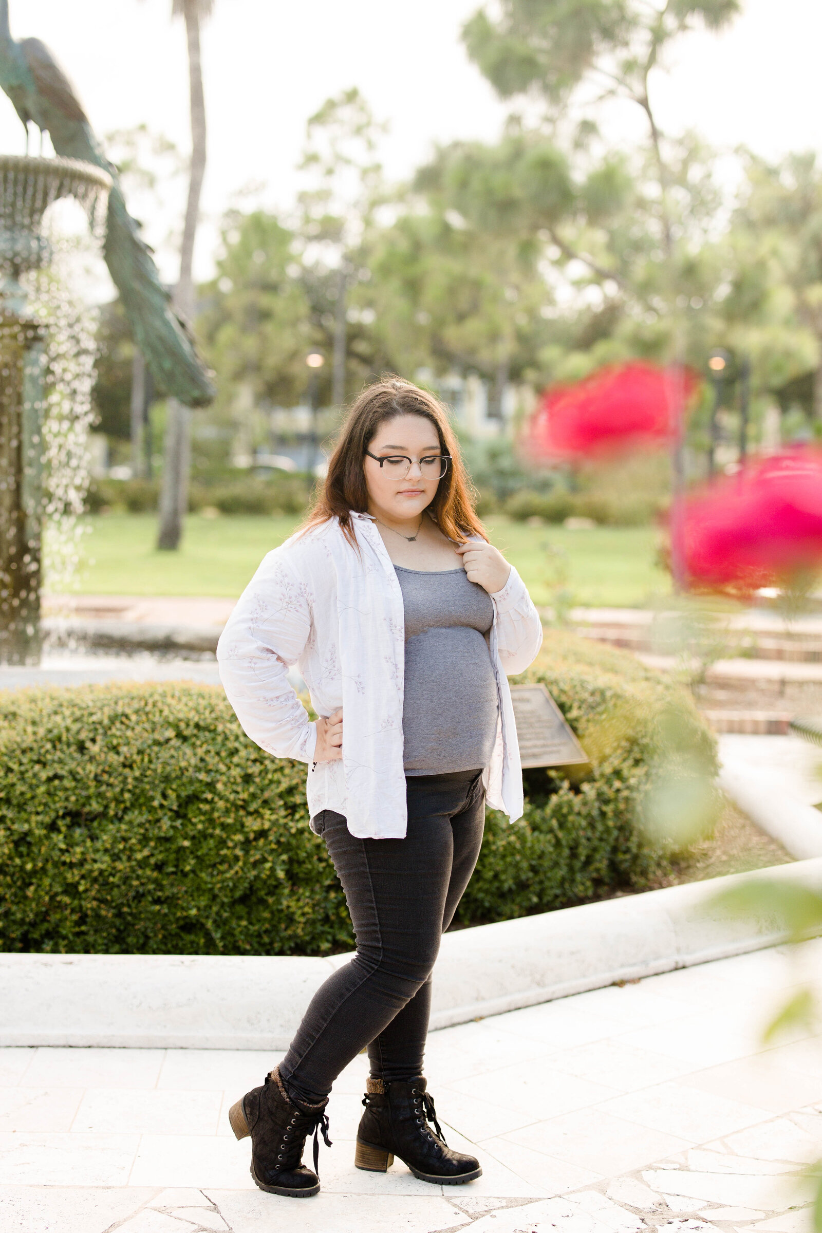 female senior portrait by Lucas Mason Photography in Orlando, Windermere, Winter Garden area