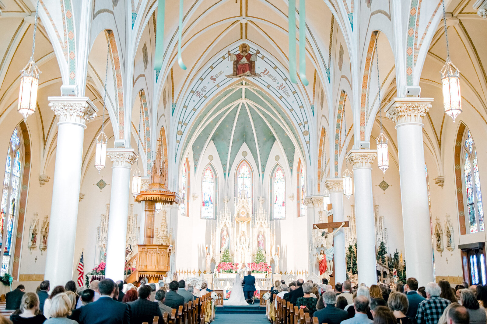 fredericksburg wedding at st marys catholic church