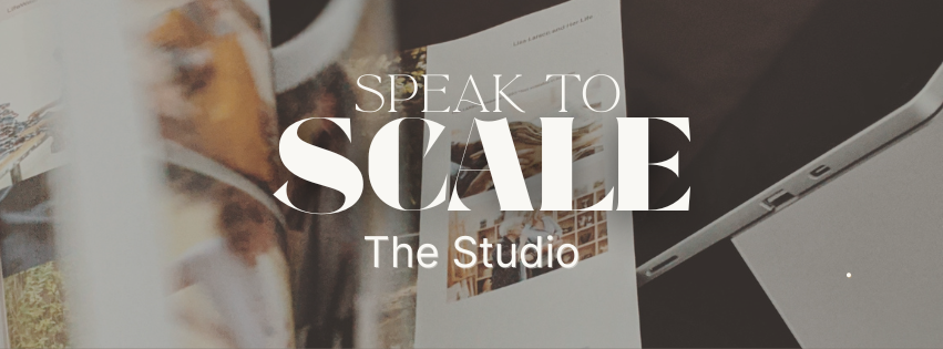 SPEAK TO SCALE BRAND AGENCY STUDIO
