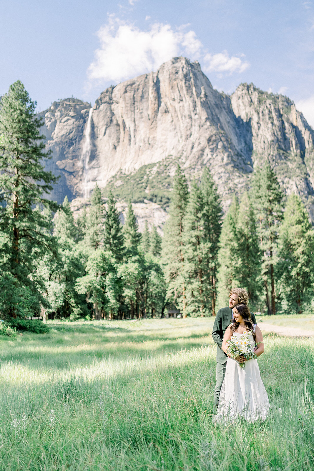 Intimate Wedding Ceremony at Little Red Chapel, Yosemite