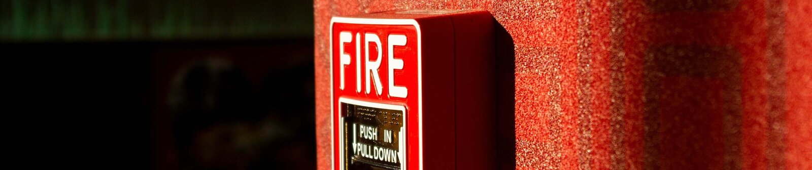 Photograph by Josephina Kolpachnikof of a fire alarm