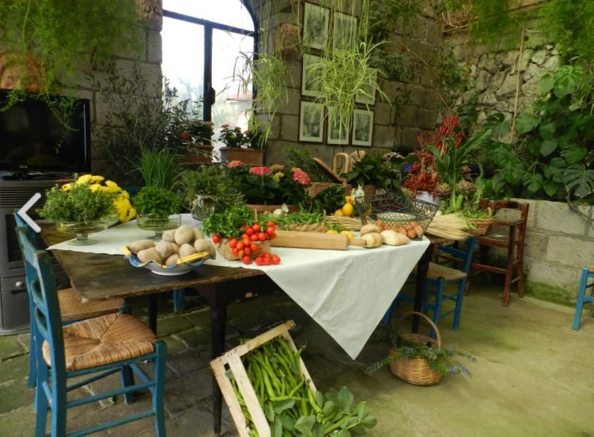 Fattoria Terranova Table with Food