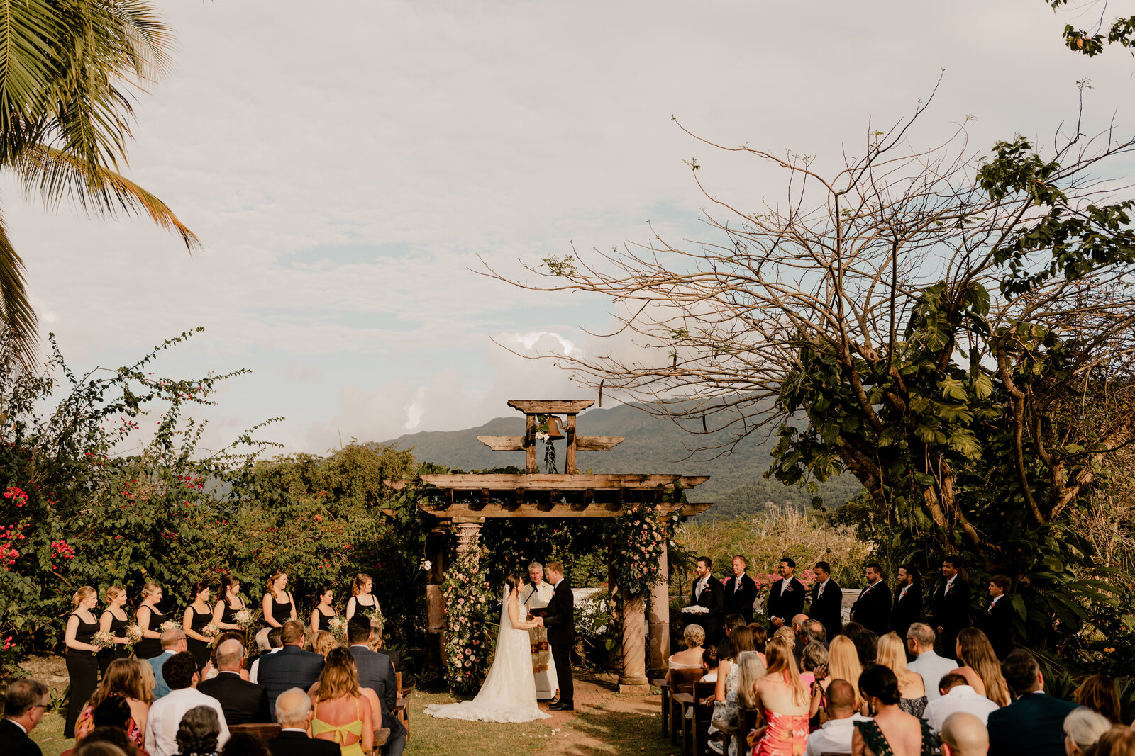Destination wedding at Hacienda Siesta Alegra in Puerto Rico
