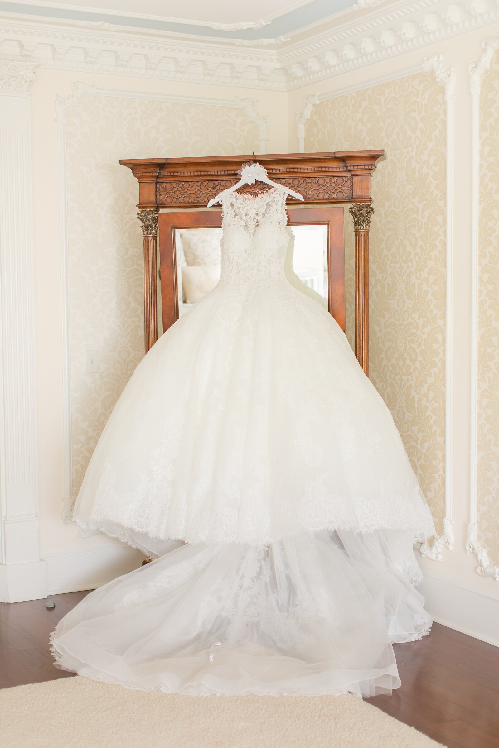 03 Bride Prep Ballroom  at Ashford Estate