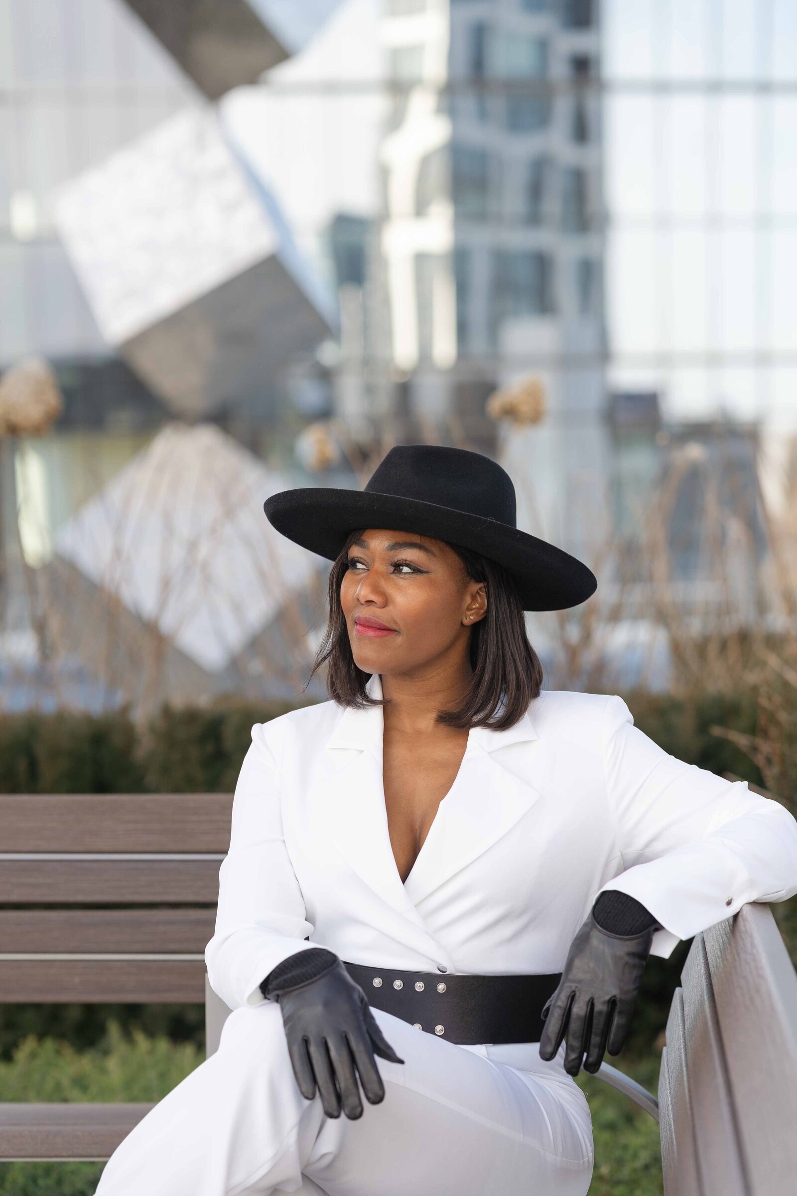 closeup of white jumpsuit during Haymarket,VA product photography
