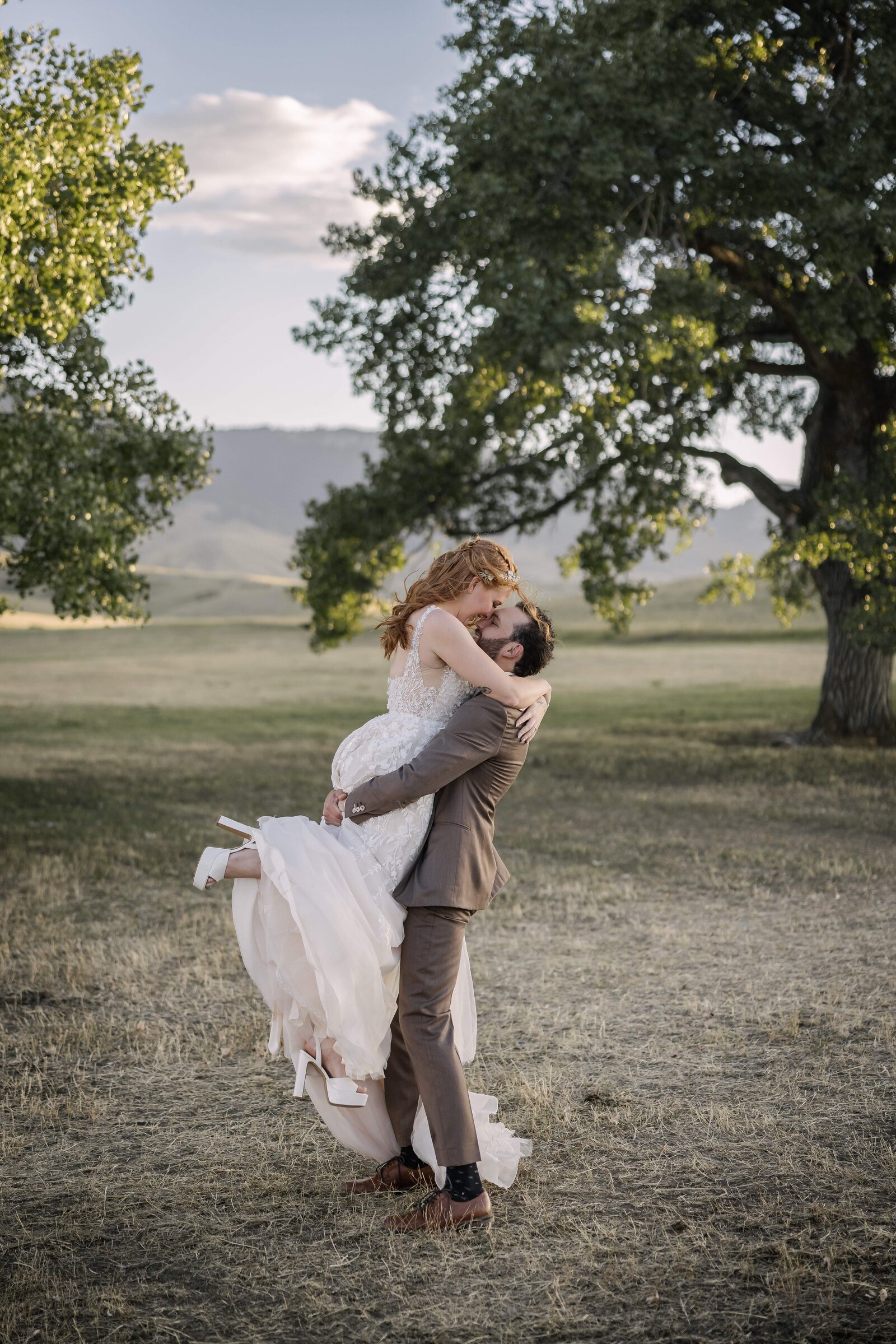 intimate summer wedding four hours from Jackson Hole, Wyoming