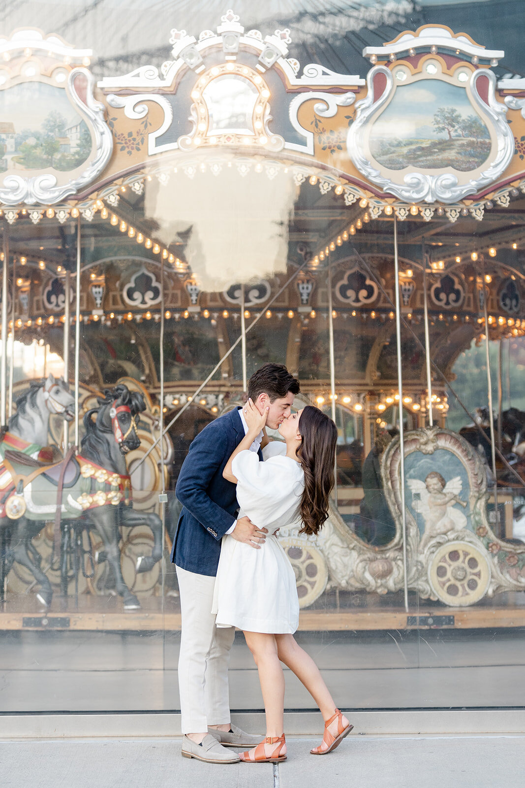 NYC engagement Carousel