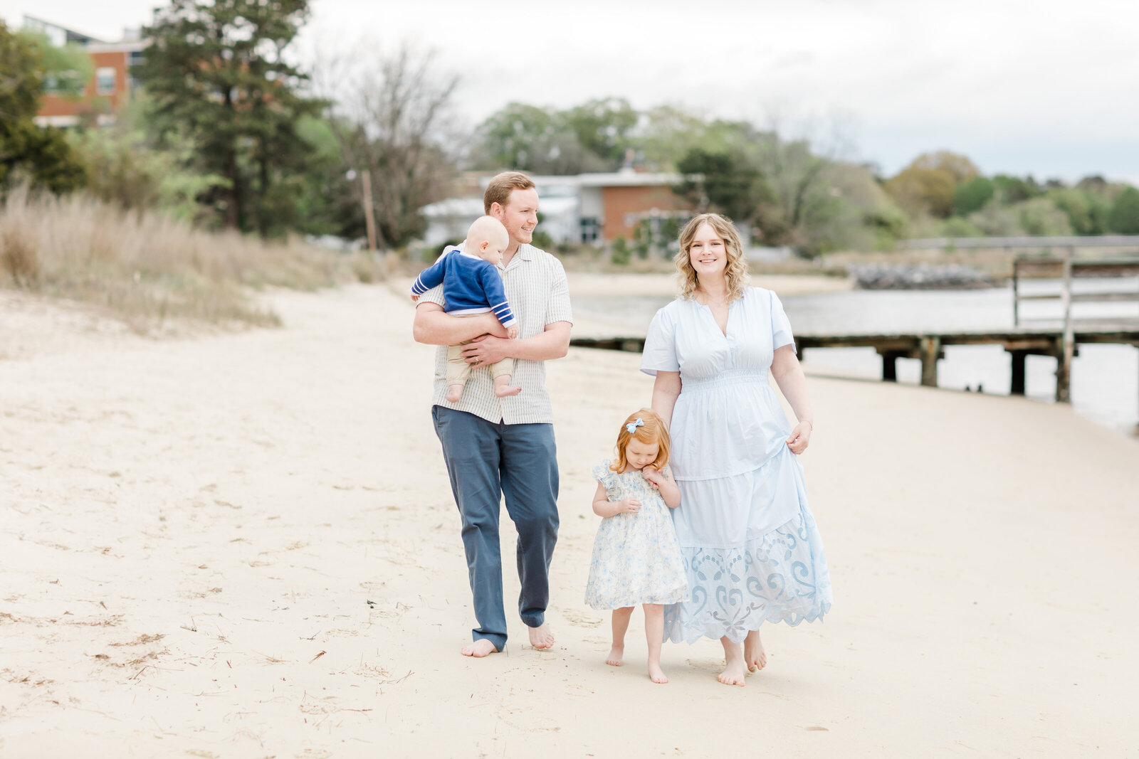 Family Photography beach Williiamsburg Virginia