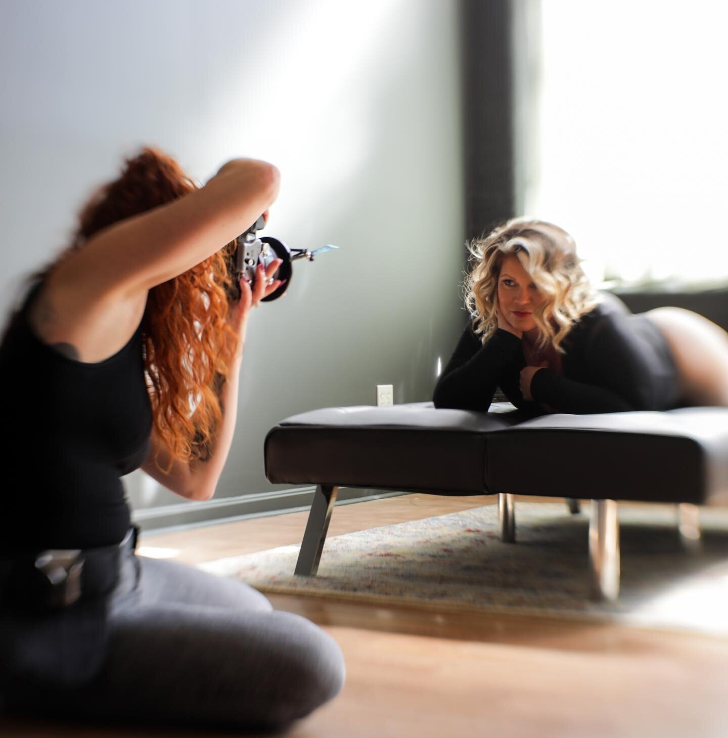 Indoor boudoir session by Carrie Roseman, best boudoir photographer in CT