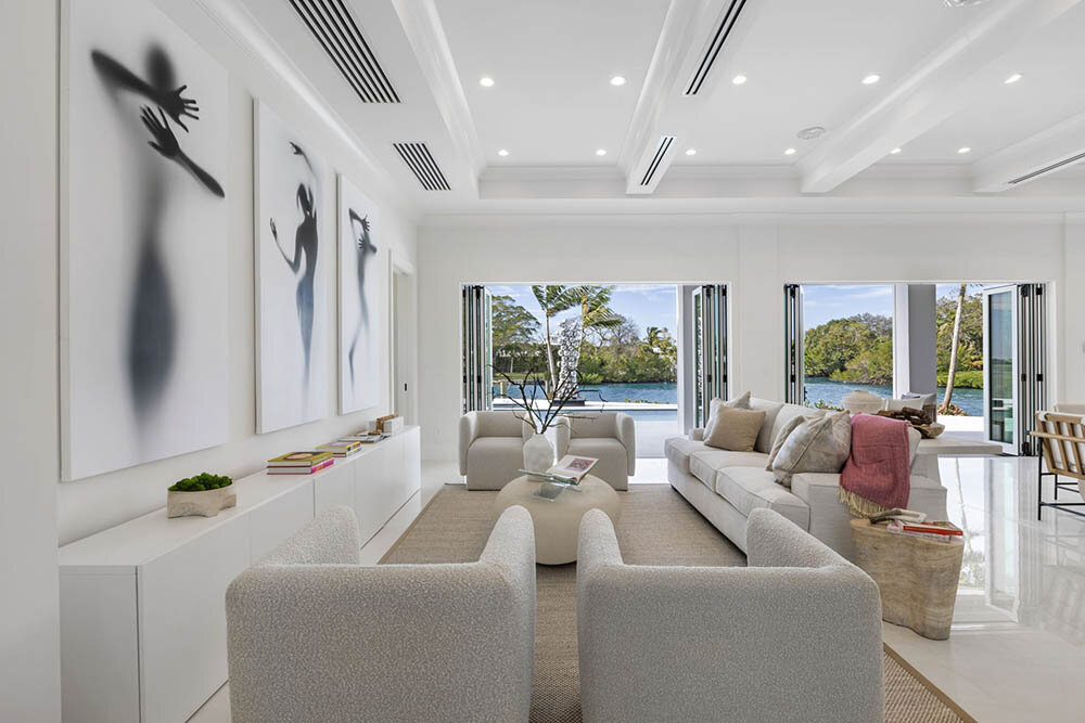 Coastal Interior Design Living Space Family Room South Florida Construction
