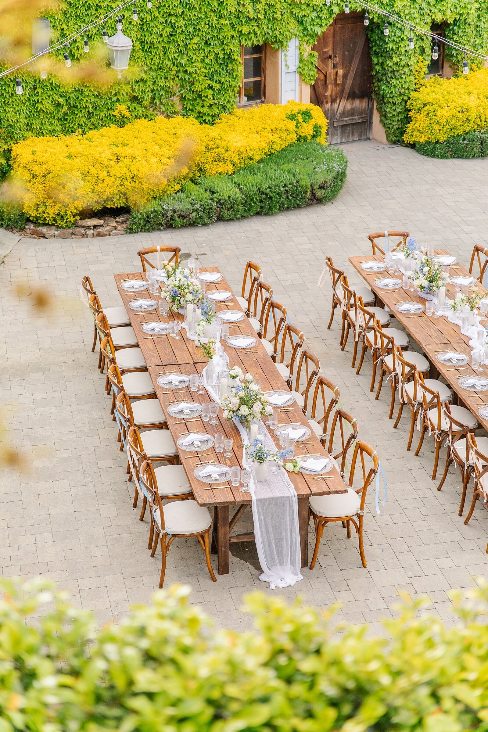 Milagro Winery in Ramona, California wedding reception.