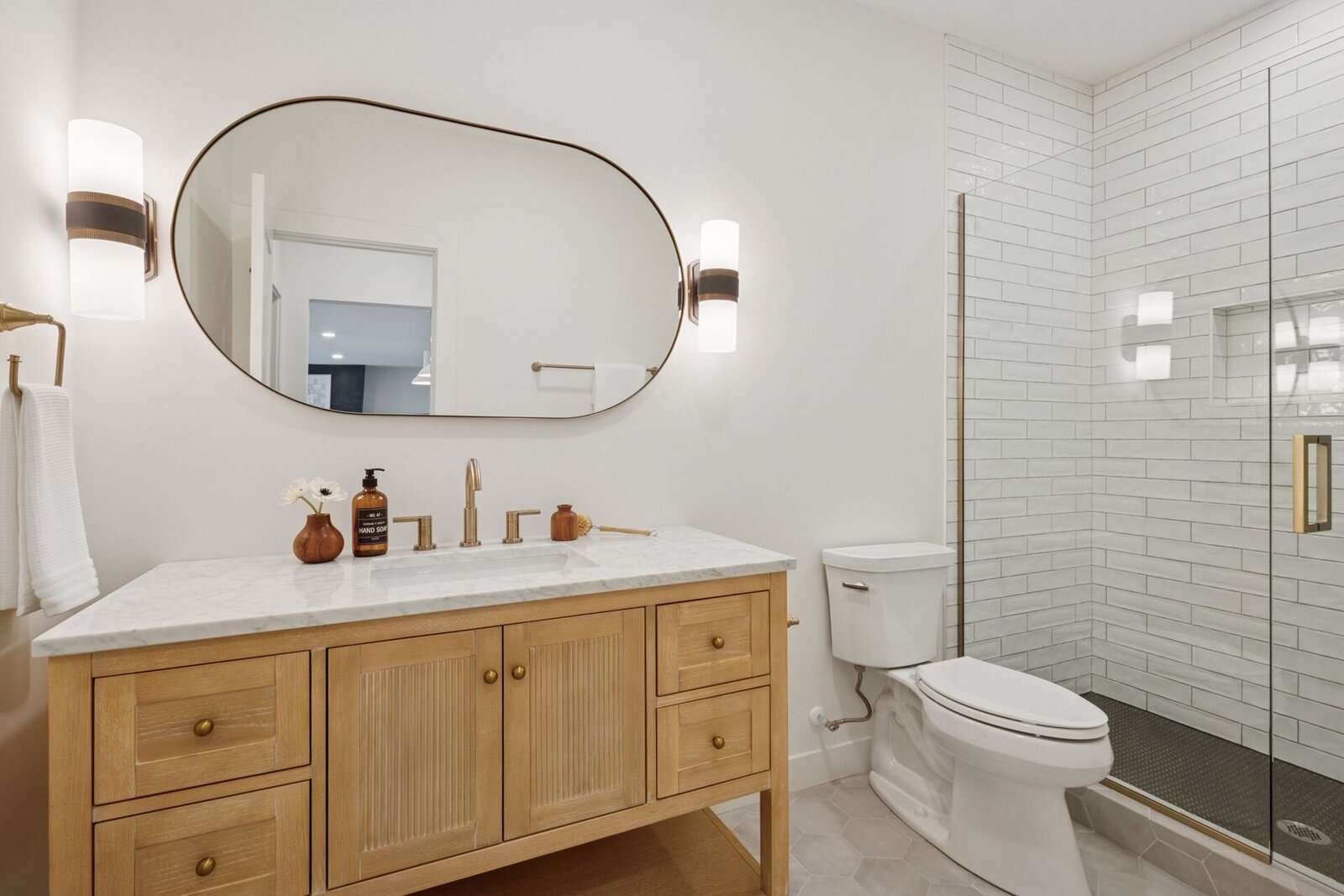 4404 West 58th Street - Lower Level 3:4 Bath with Custom Tilework