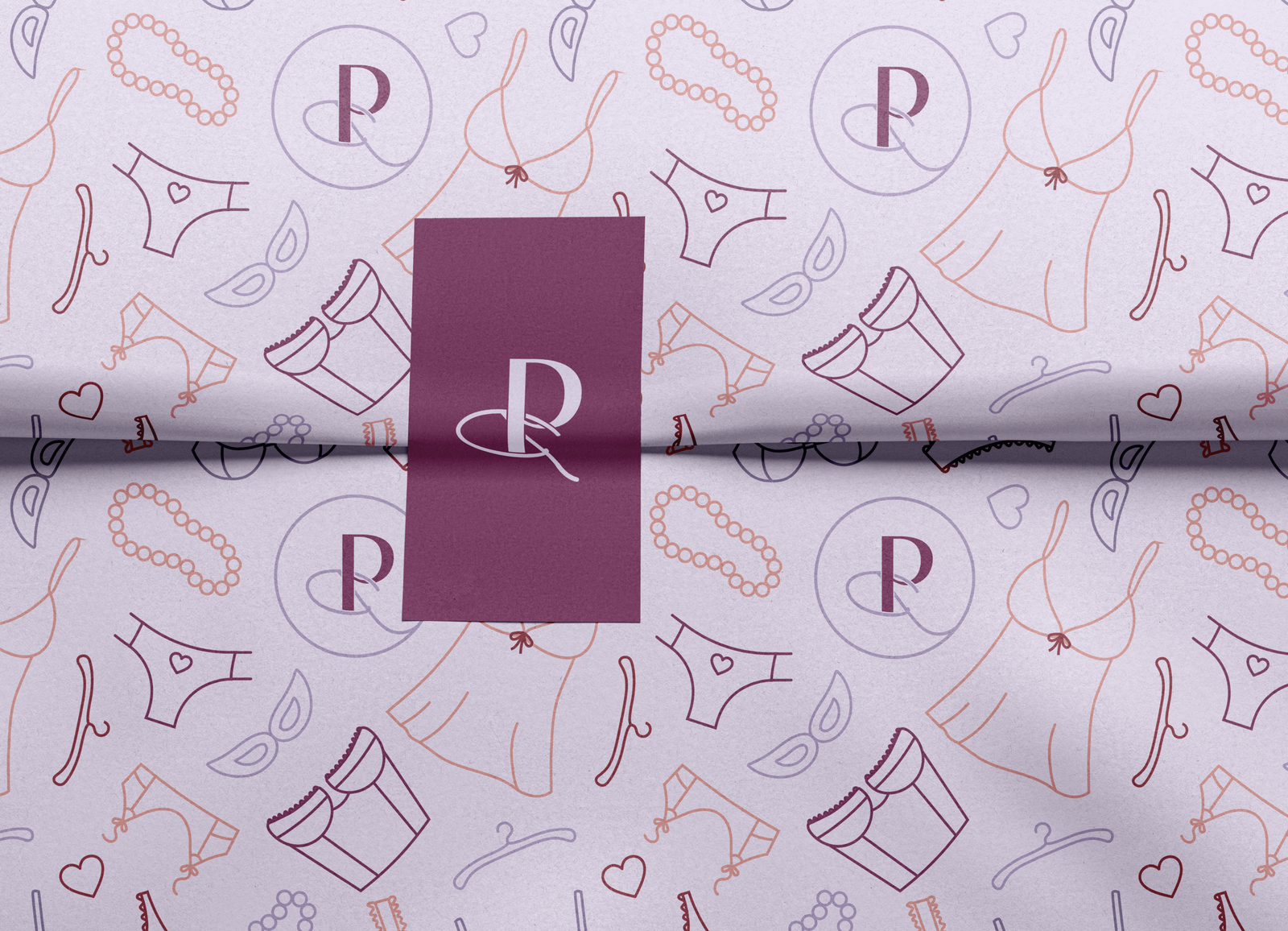 Free Folded Wrapping Tissue Paper Mockup-min