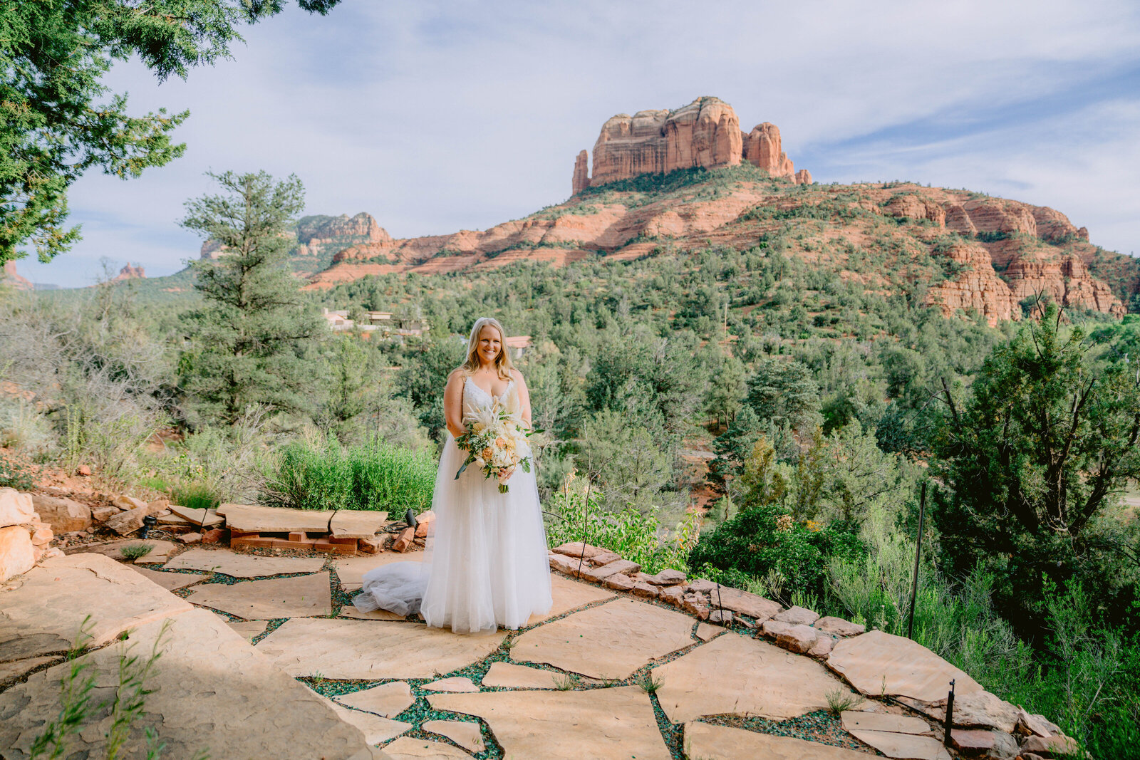 bride scenic shot