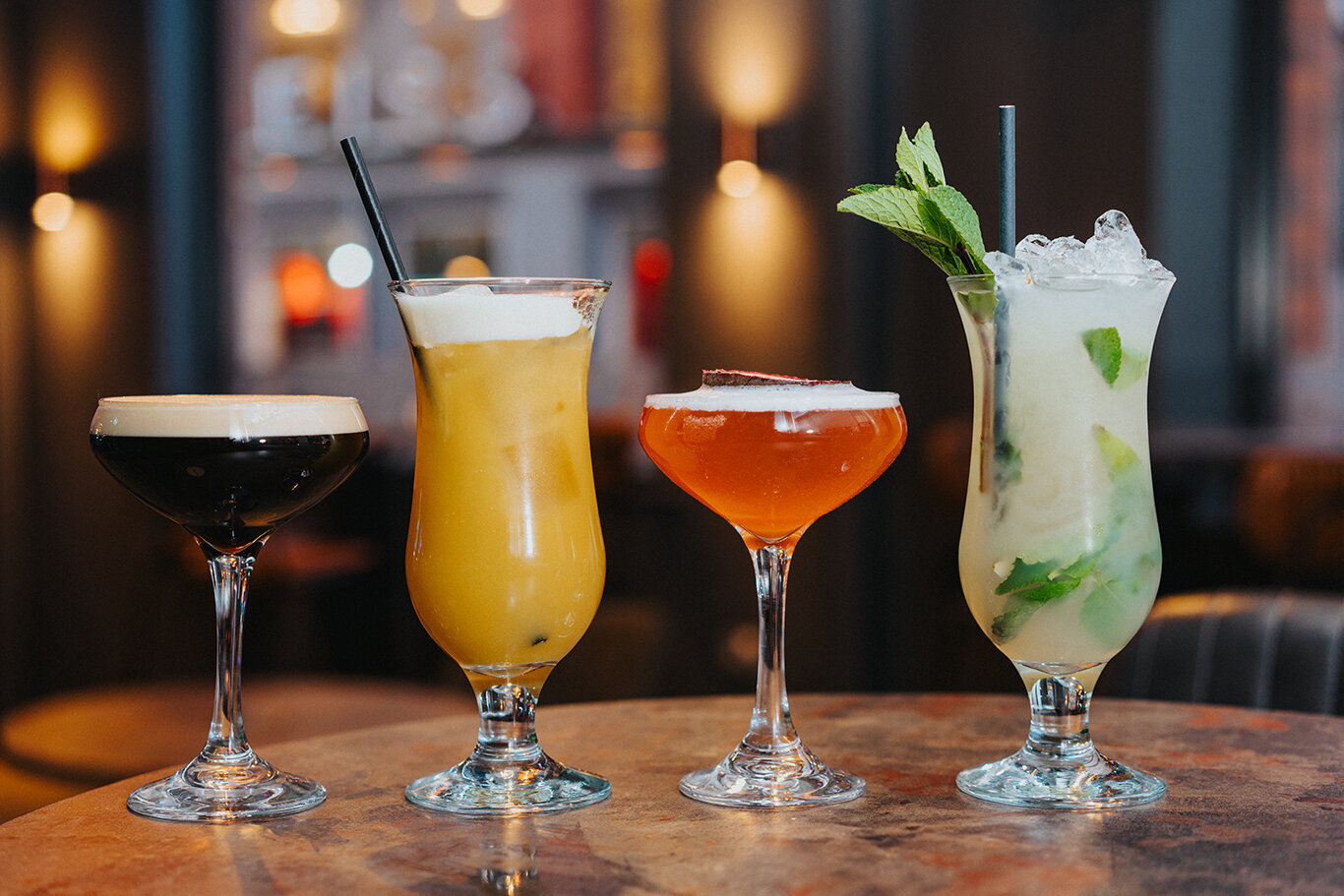 bar drinks cocktails