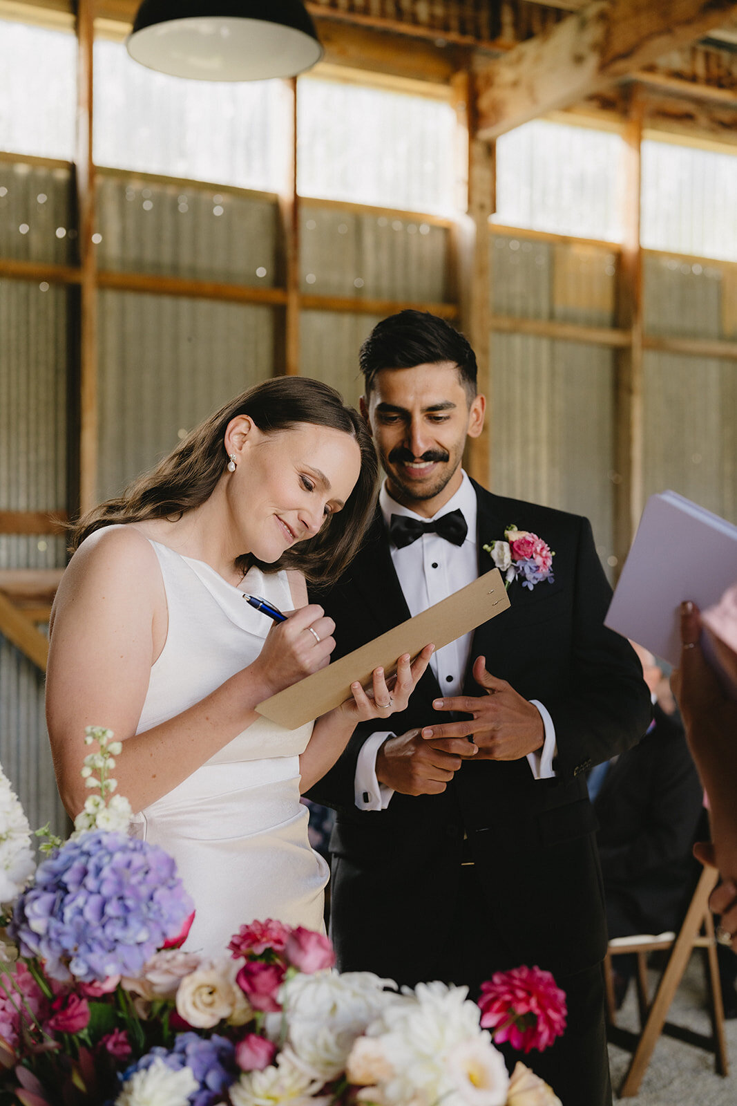 Wedding at Ben Lomond Lavender Farm