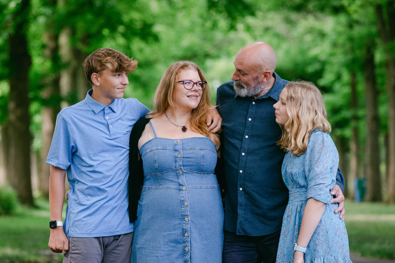 Warinanco Park family portrait session