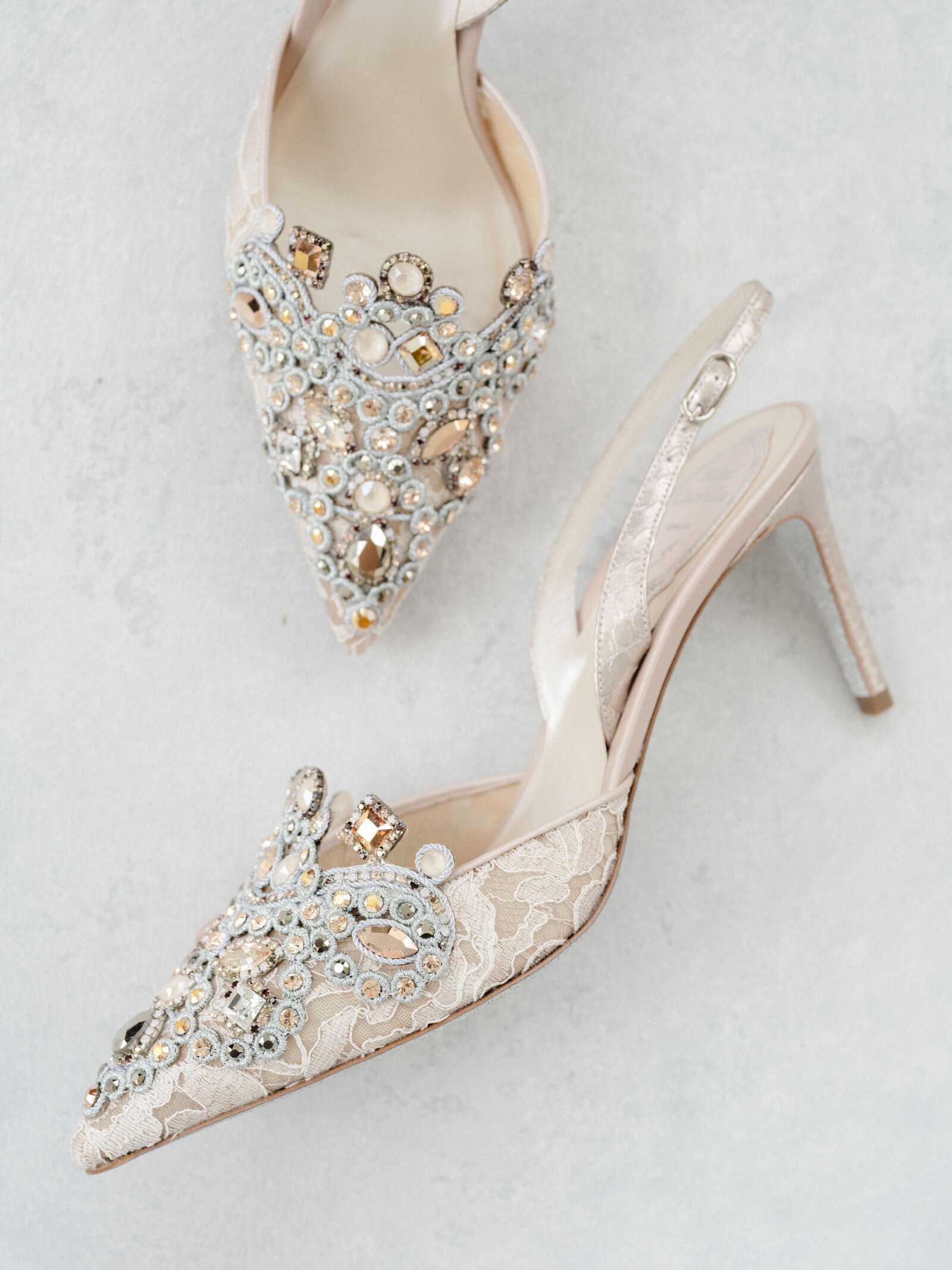 Luxury bridal shoes for Charleston SC wedding photographed by wedding photographers in Charleston Amy Mulder Photography