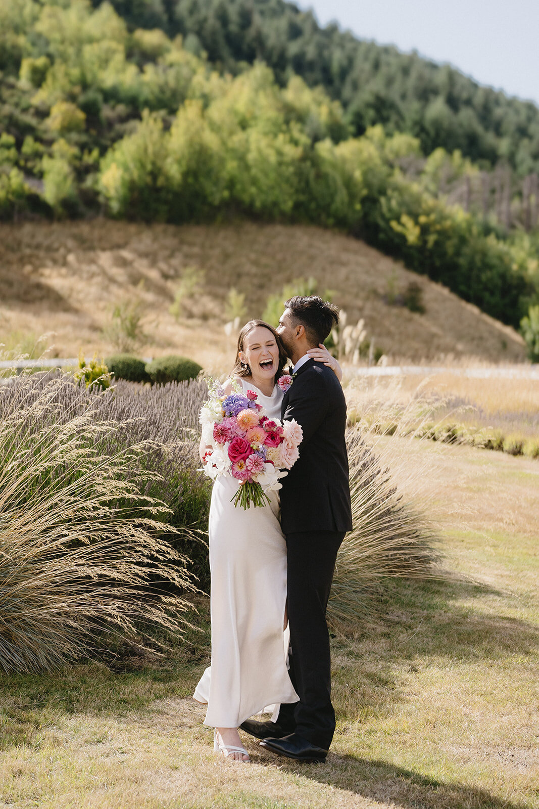 Wedding at Ben Lomond Lavender Farm