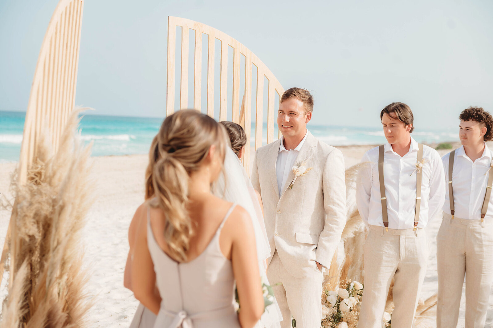 Destination Wedding at Live Aqua in Cancun Mexico.