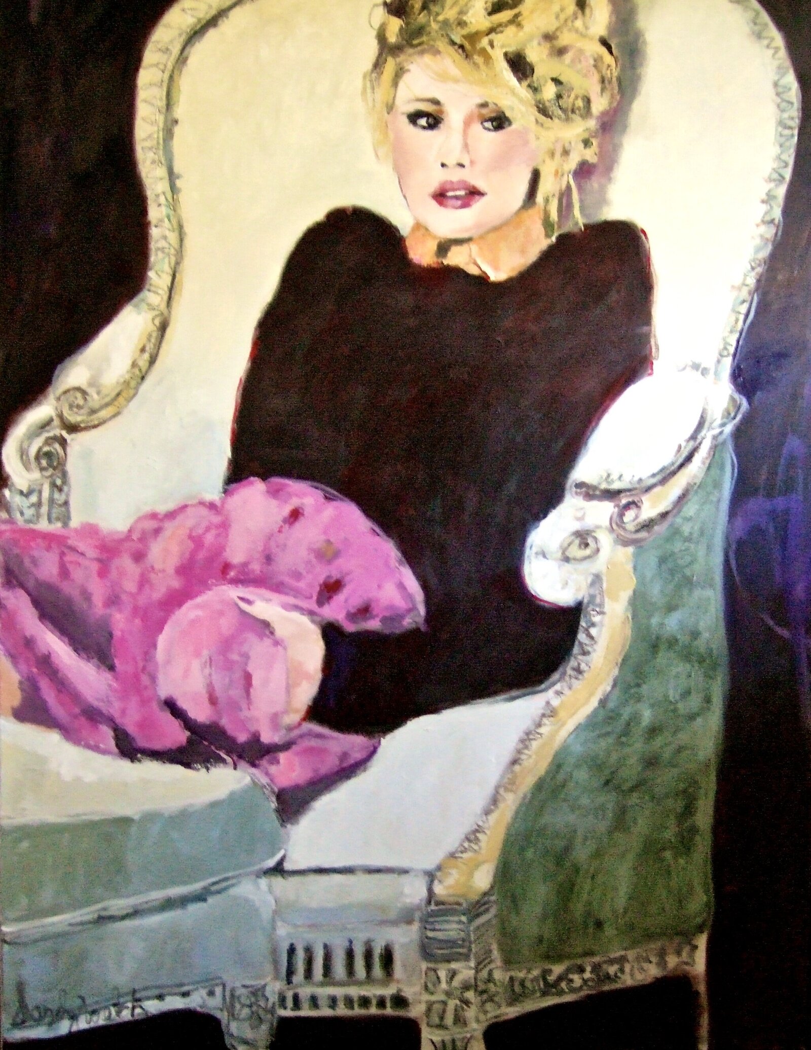 The-Wait-acrylic-on-canvas-sandy-welch-art