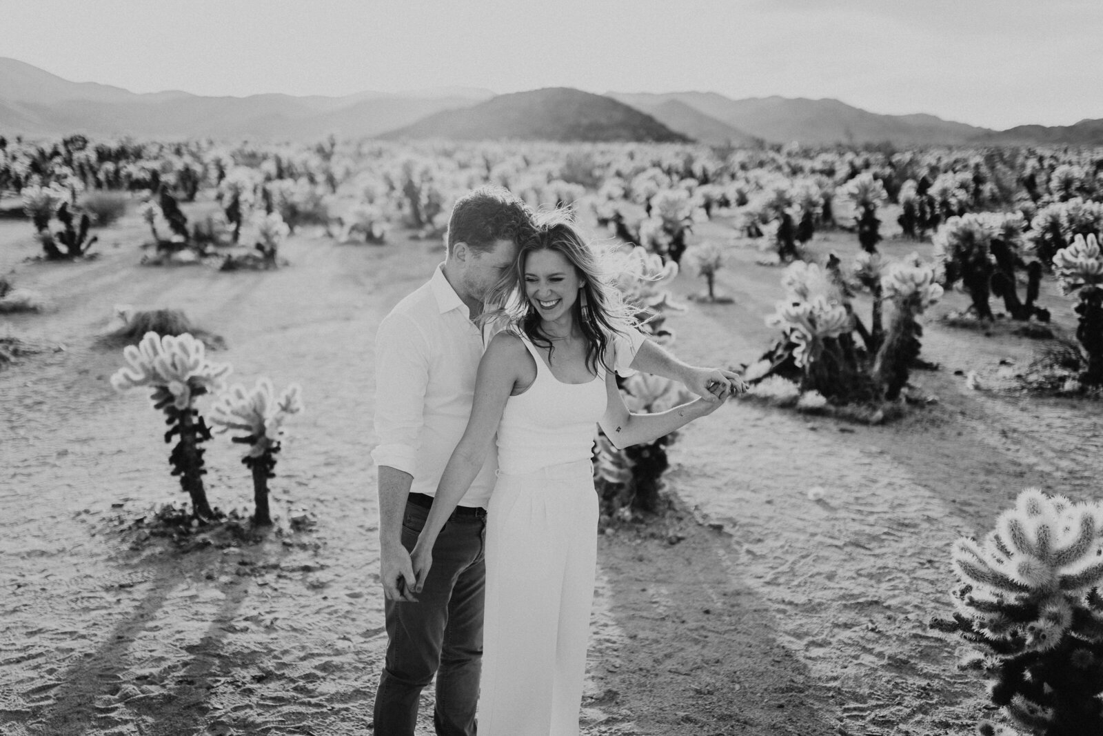 Cholla Cactus Garden couples session