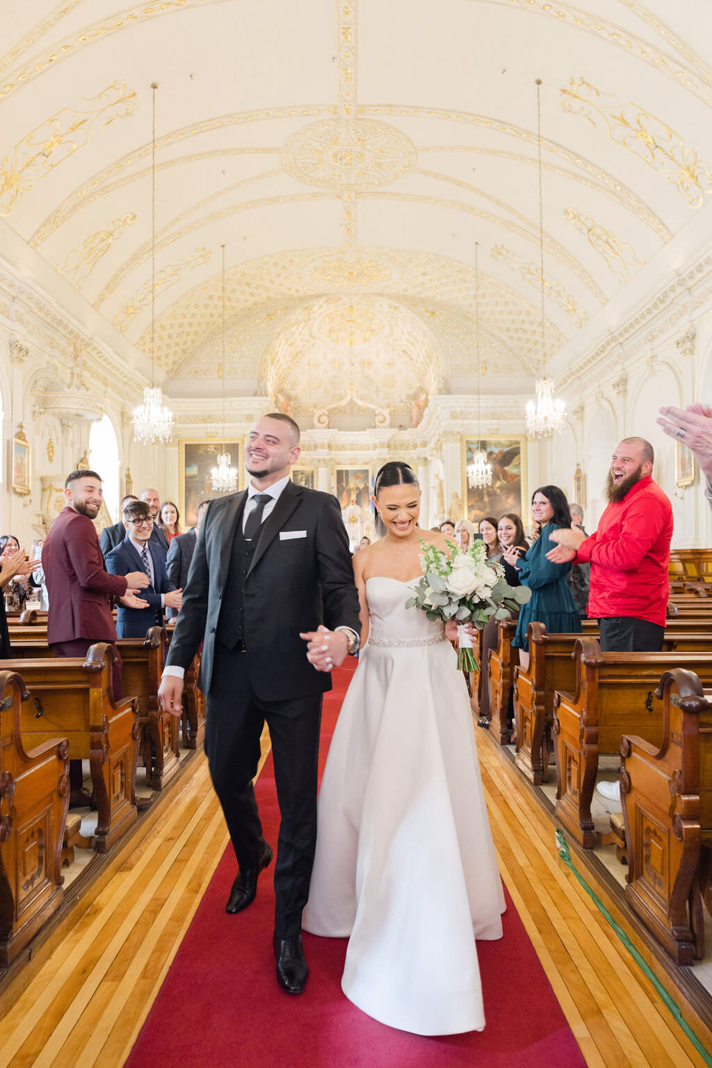 Luxury Wedding in Montreal | Church Ceremony Wedding day photos | Luxury moment photography | Montreal wedding photographer