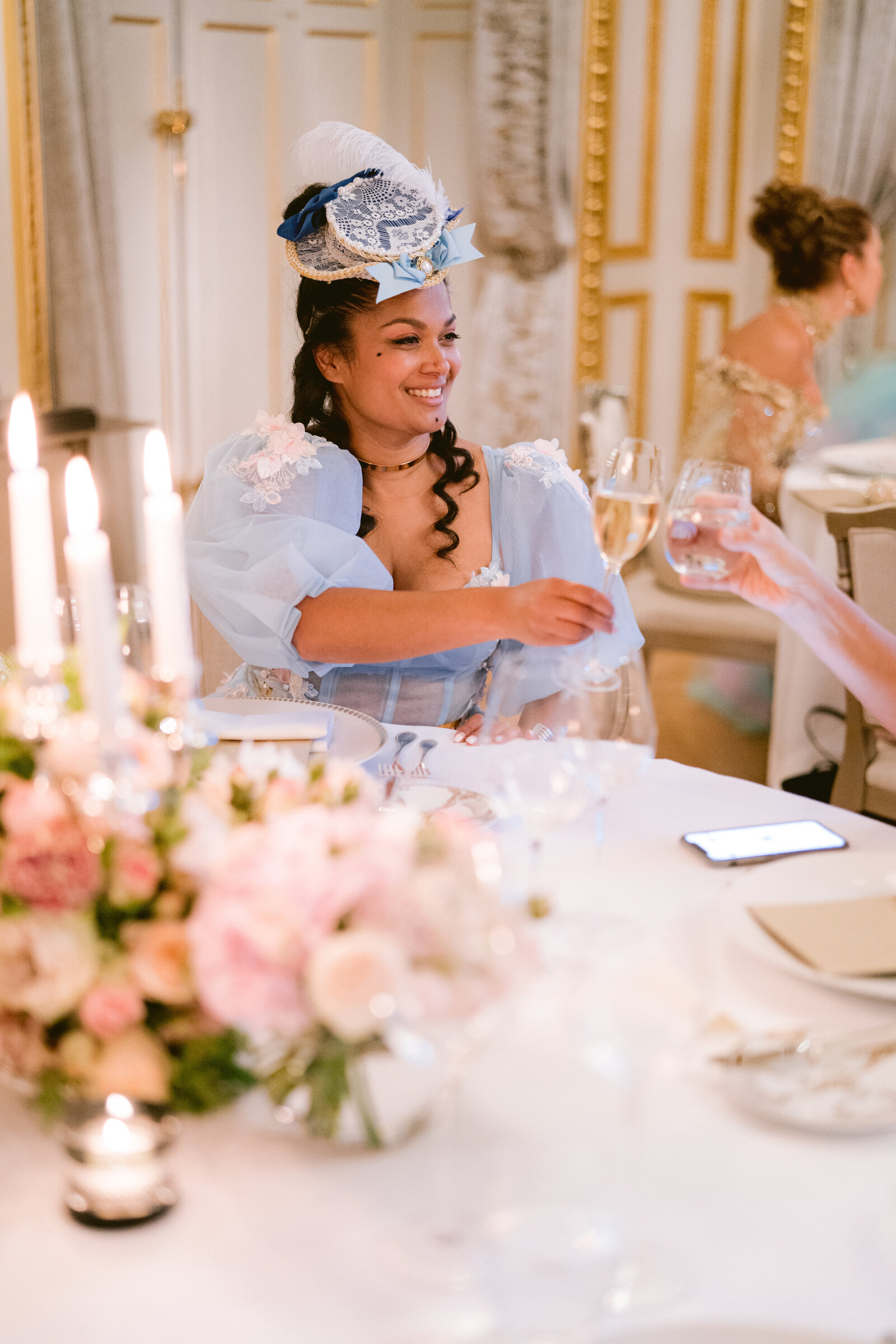 themed gala salon marie antoinette Hotel de Crillon Palace Paris