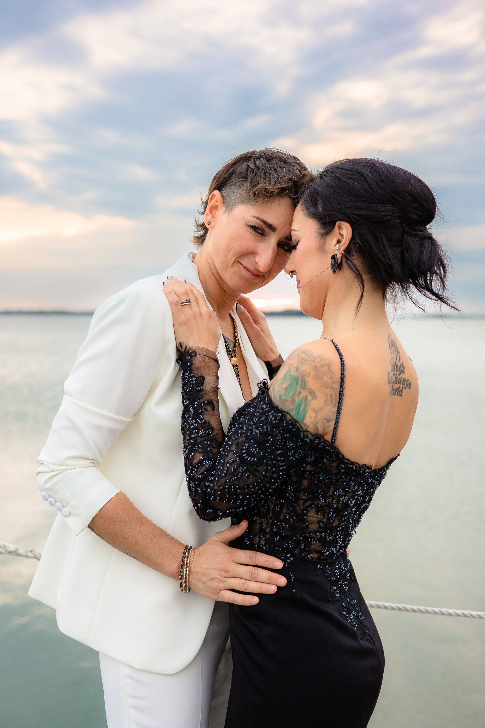 Annie + Tiff 1.21.23 Tampa Bay Watch Wedding - alt Photography - -348