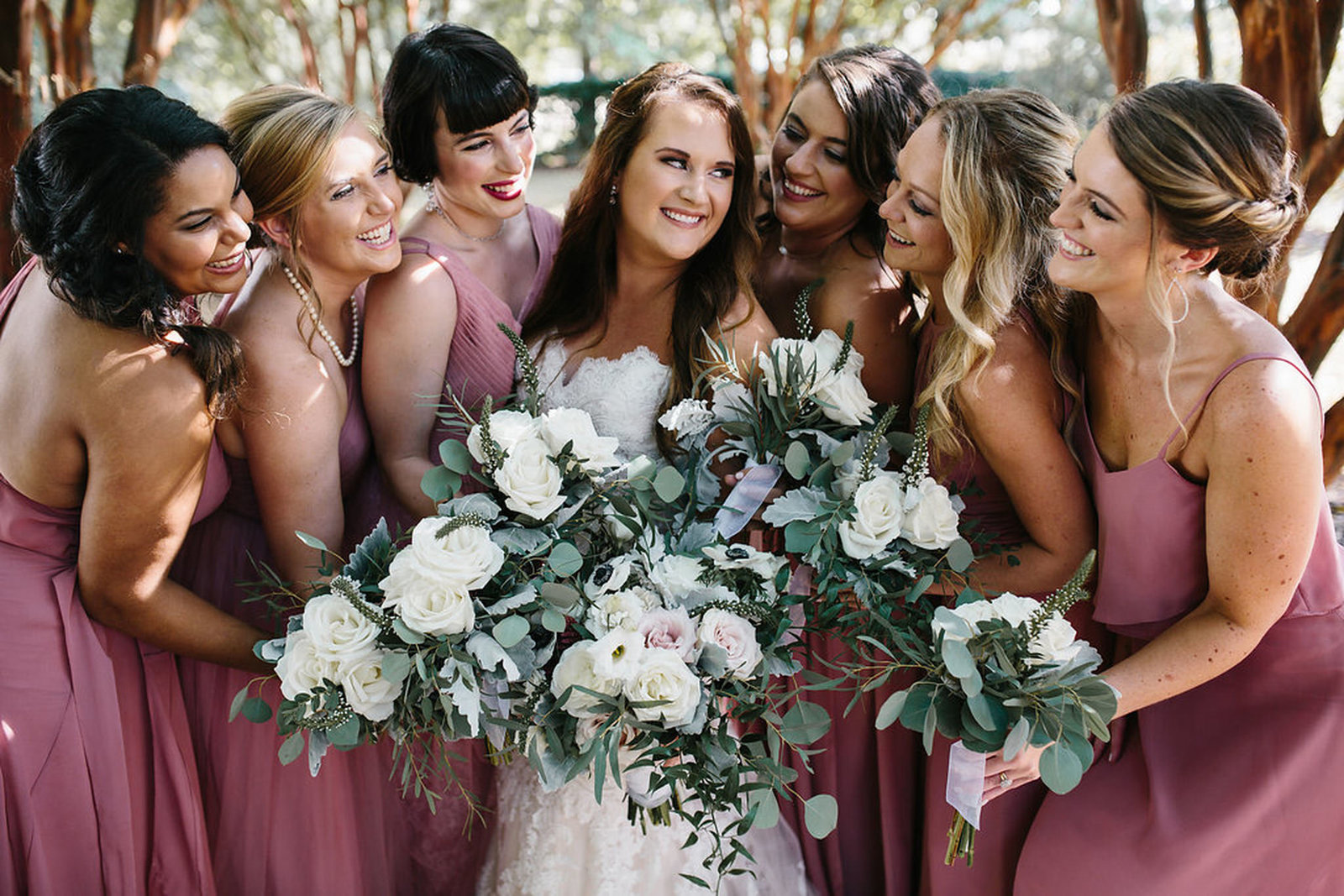 Bride and Bridesmaid