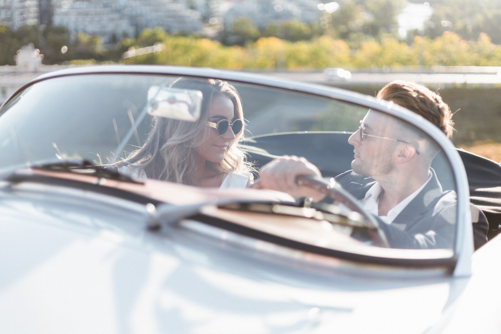 Vintage Engagement Car for Hire | Porsche 356 Speedster