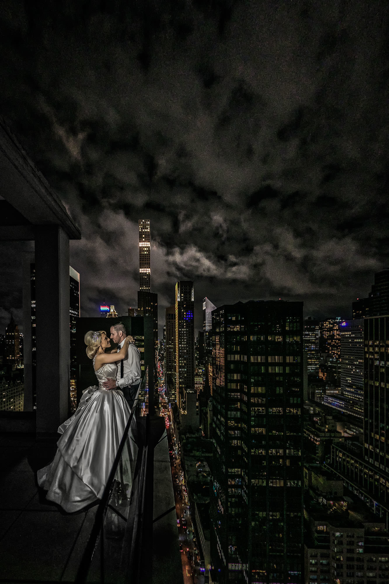NJ Wedding Photographer Michael Romeo Creations NYC Rooftop wedding