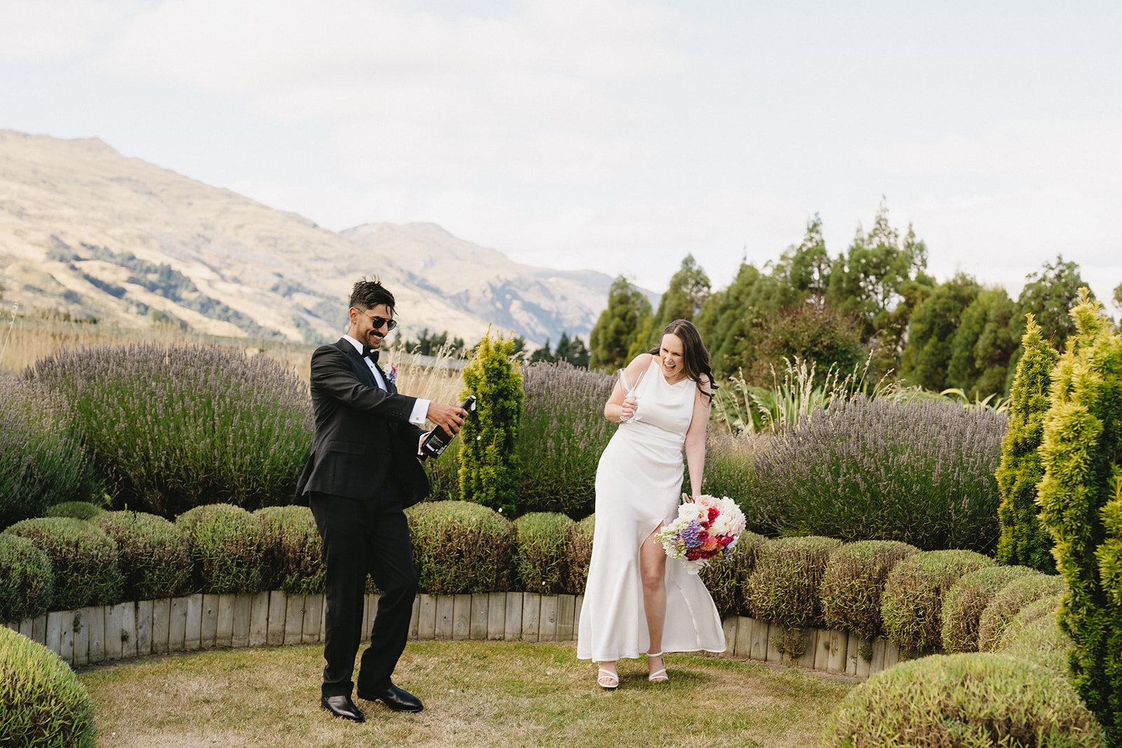 Wedding at Ben Lomond Lavender Farm