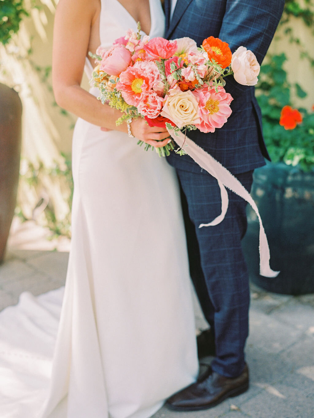 spring-bridal-bouquet-flowing-ribbon-scottsdale-florists