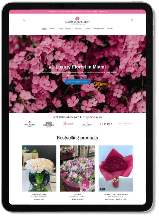 website-design-for-florist