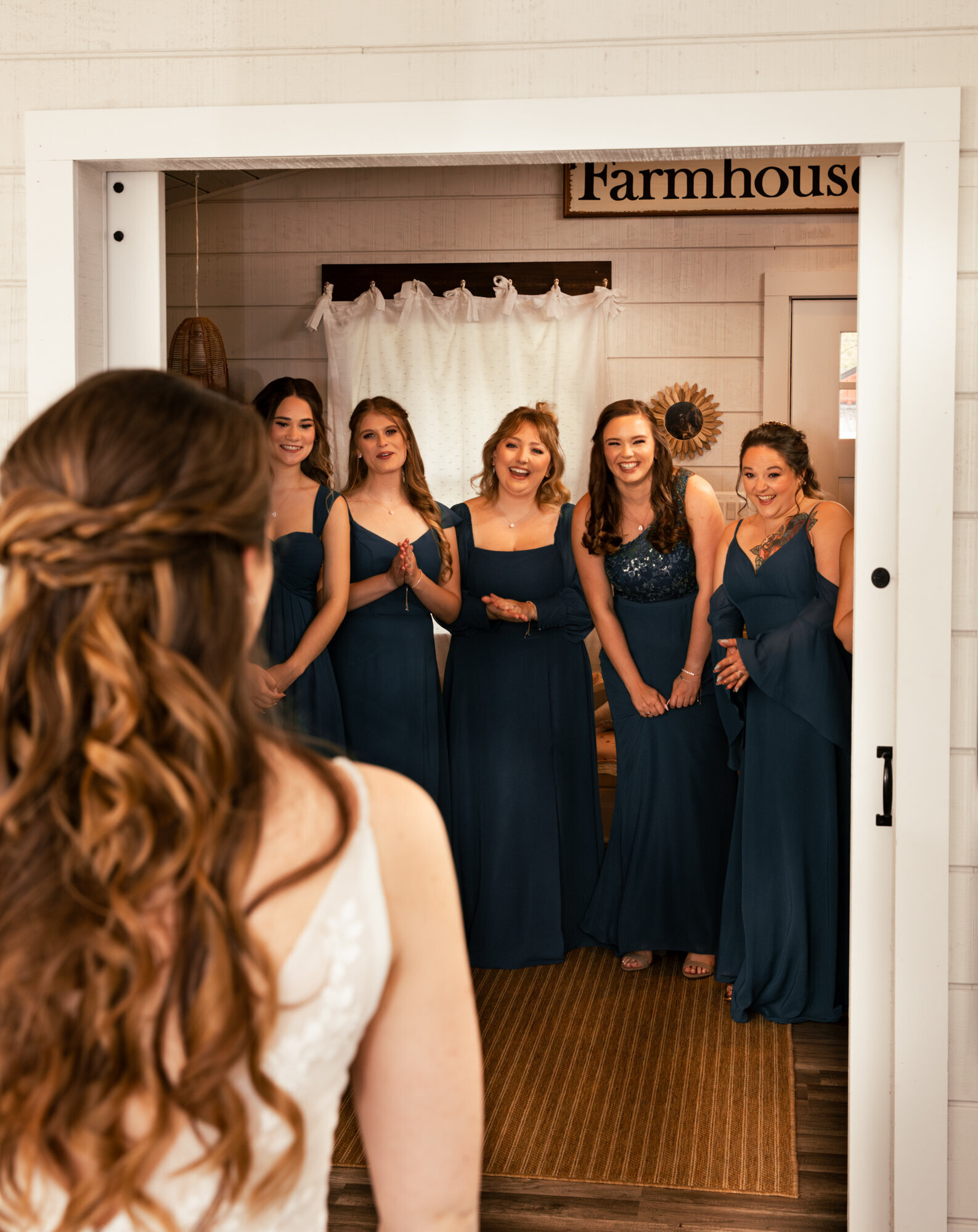 bridesmaids first look