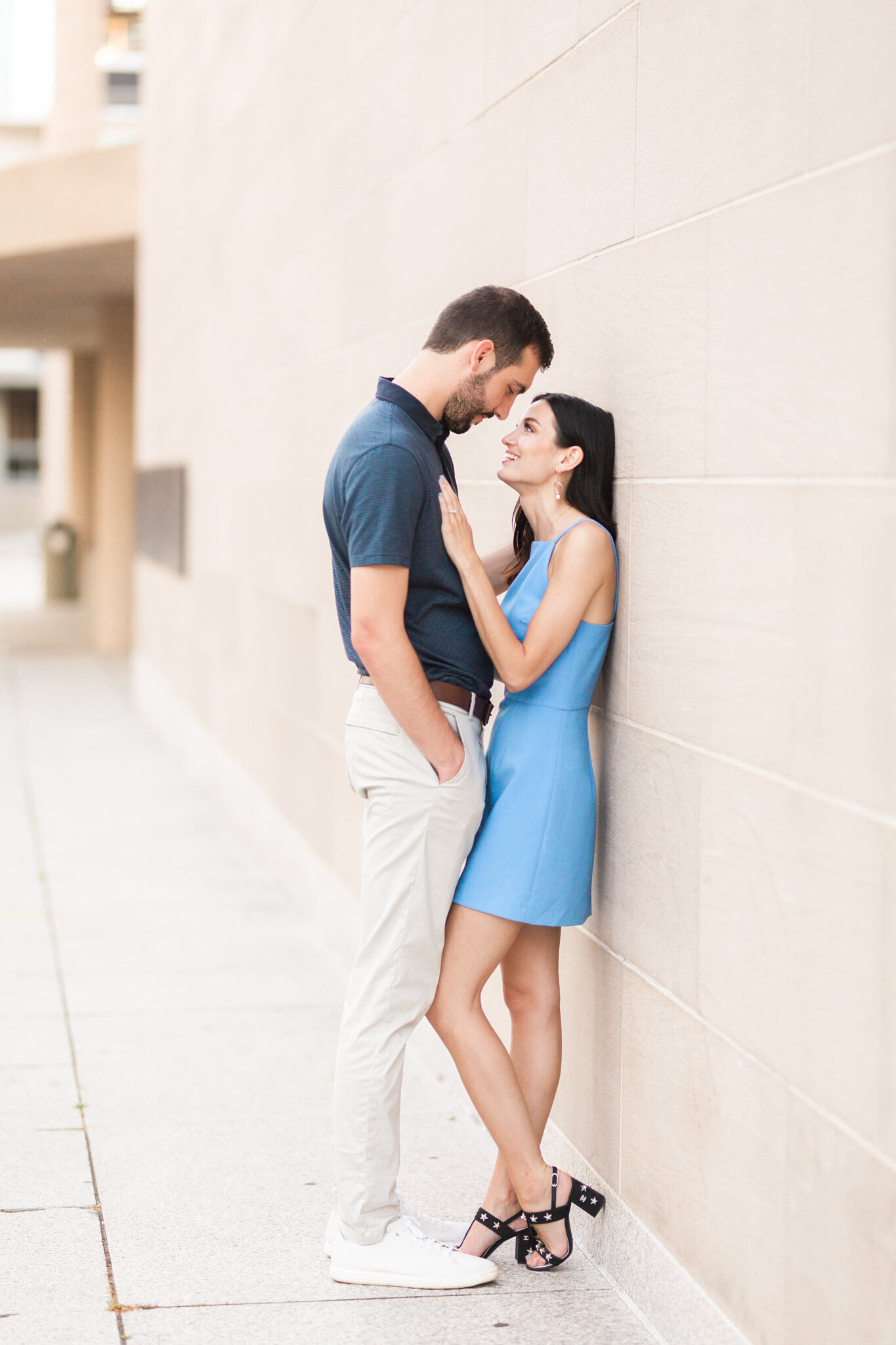 Zack & Hope Engagement Session in the Dallas Arts District Winspear Opera House & Meyerson Symphony Center | DFW Wedding & Portrait Photographer-1