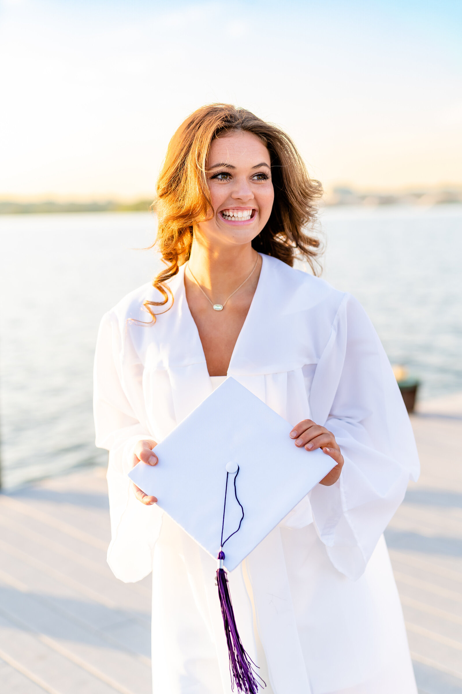 Spring Old Town Alexandria Waterfront Senior Session | Megan Hollada Photography | Northern Virginia Senior Photographer