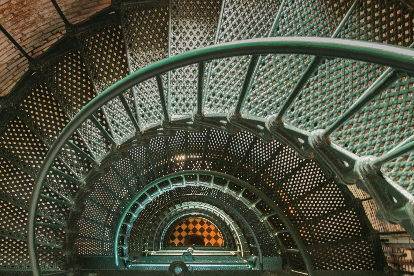 spiral stairs of Currituck Lighthouse NC